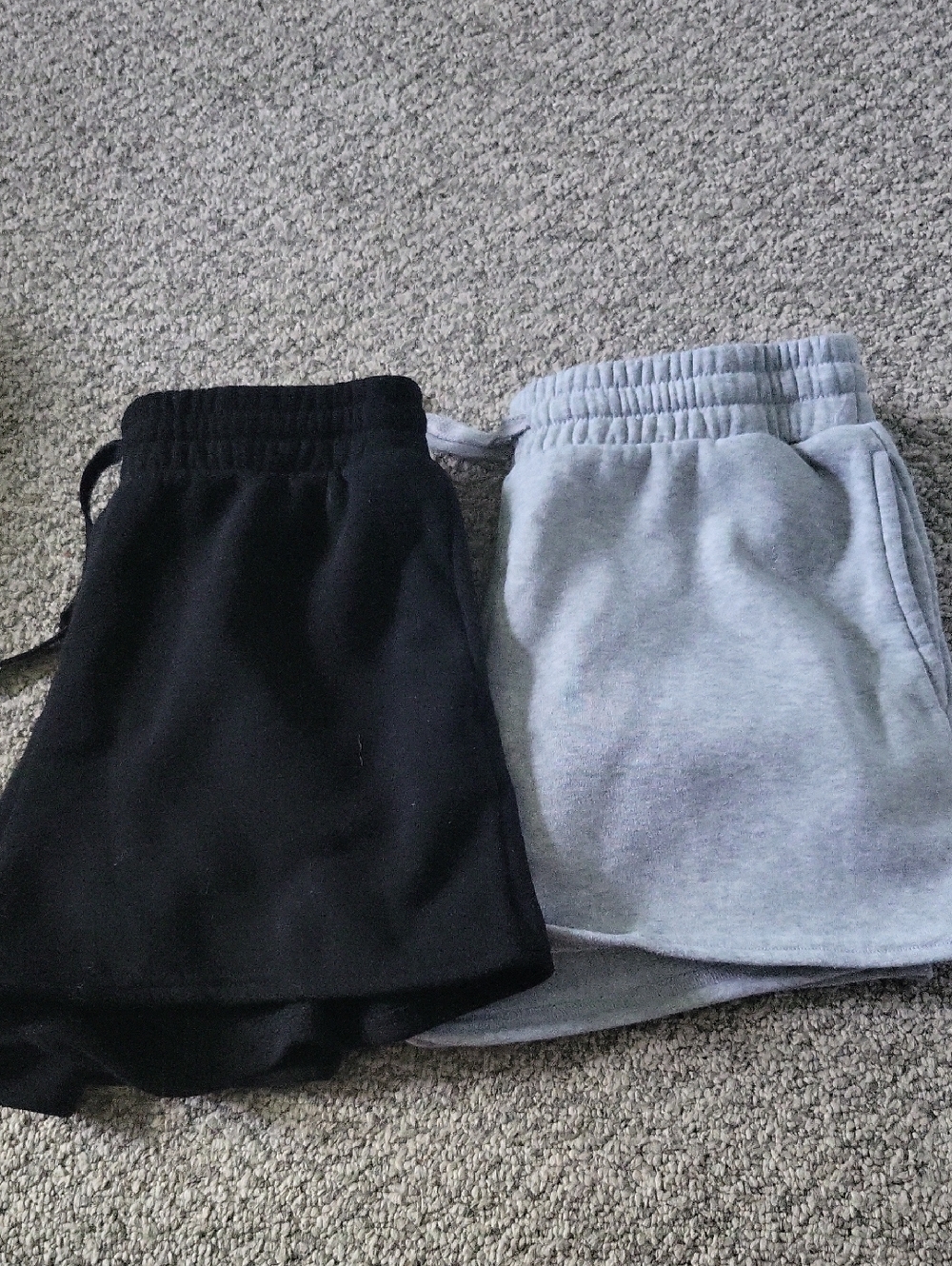 FCT Basics Large Black And Gray Women Shorts
